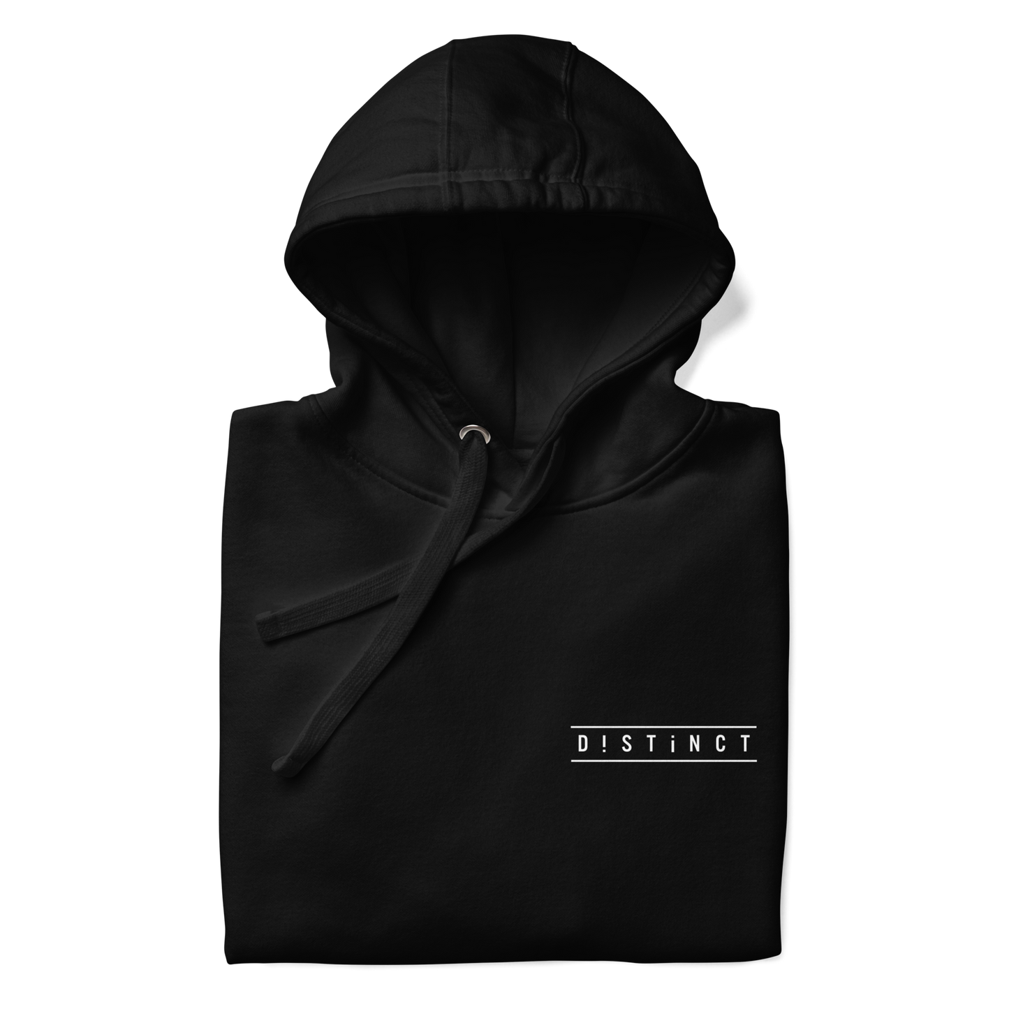 Distinct Premium Black Hoodie